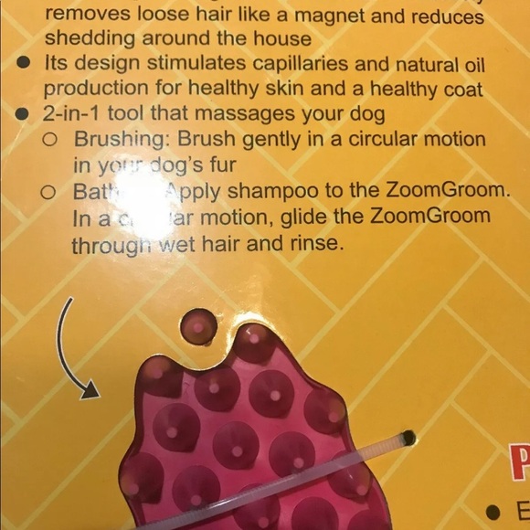 Kong Zoom Groom 3 Pc Dog Grooming Kit - Picture 3 of 4